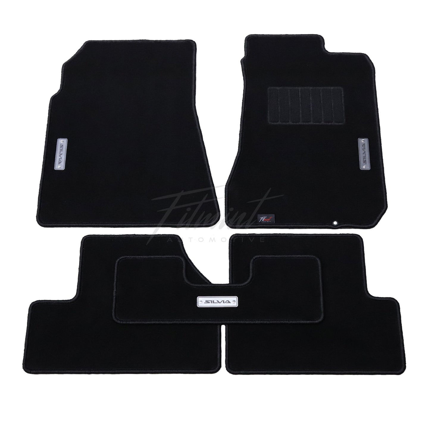 Rear Floor Mats Nissan Silvia S13 / 180sx / Type X (RHD)