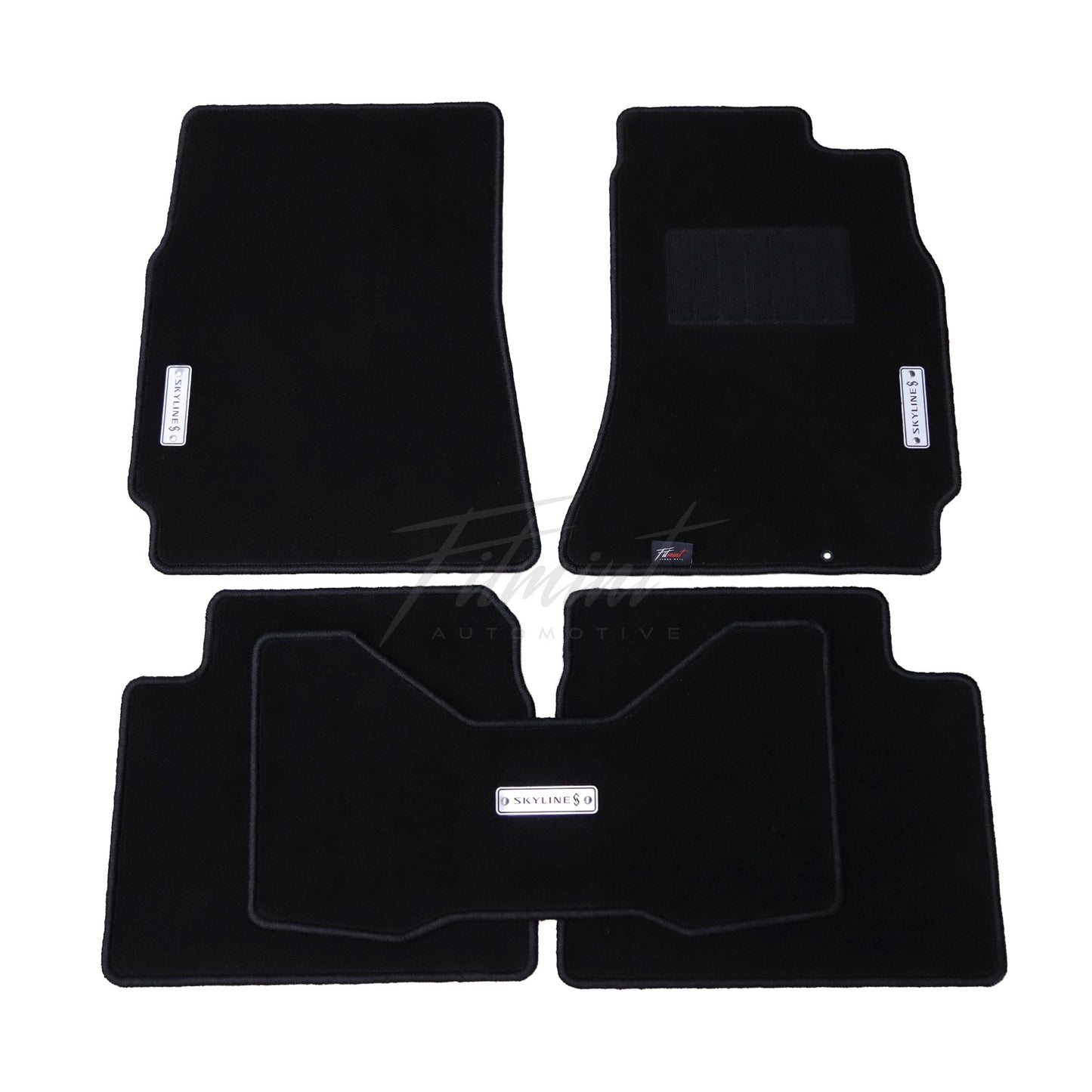 Rear Floor Mats - Nissan R33 Skyline (BCNR33) Coupe / Sedan 1993-98
