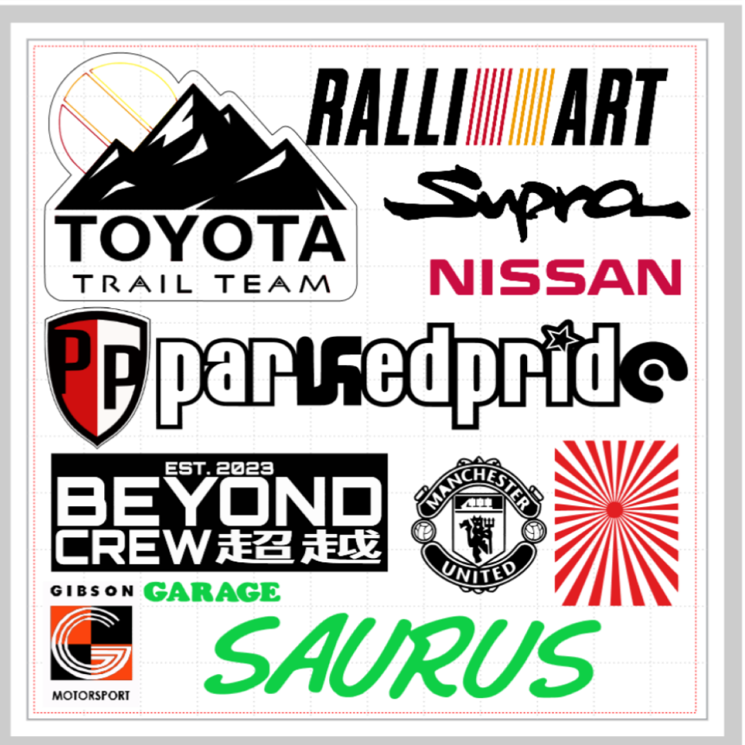 Window Banner - (Custom design) WITH Background - Vinyl Decal