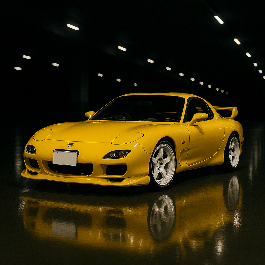 Mazda FD RX7 1992 - 02 RHD - Checker Floor Mats