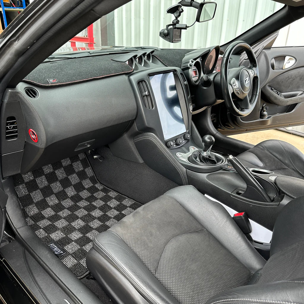 Nissan Fairlady 370Z / Z34 RHD - Checker Floor Mats