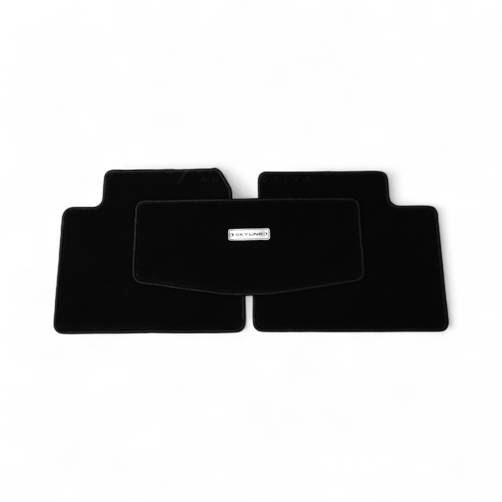 Rear Floor Mats - Nissan R32 Skyline (BNR32) Coupe / Sedan 1989-94