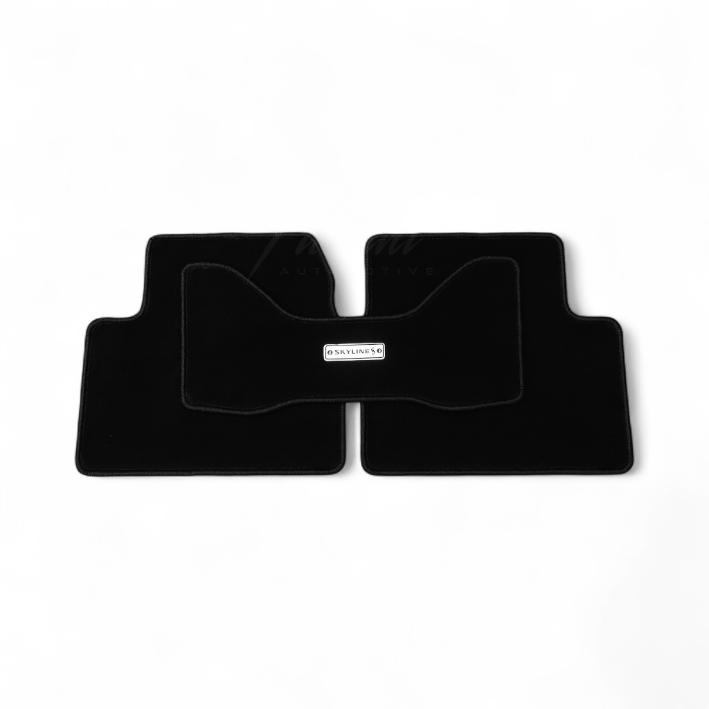 Rear Floor Mats - Nissan R34 Skyline (BNR34) Coupe / Sedan 1999-02