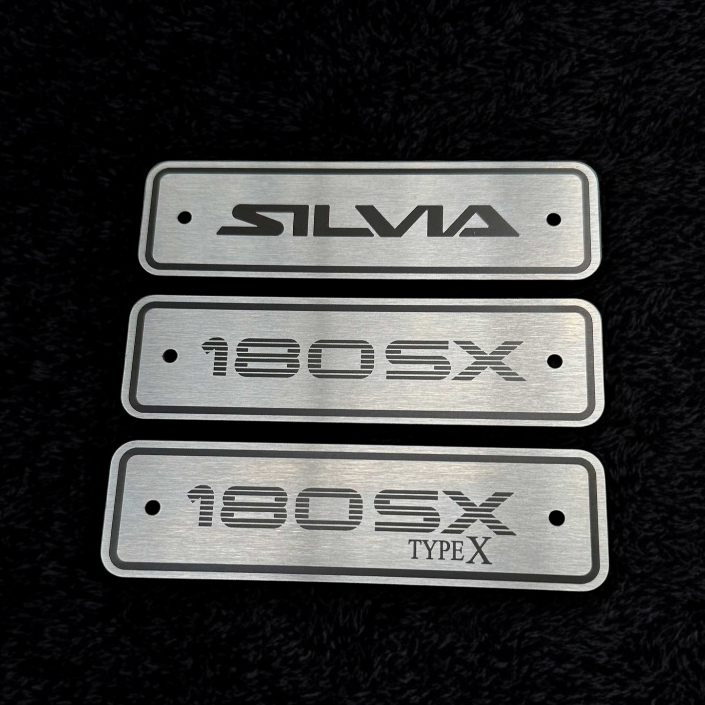 Rear Floor Mats - Nissan S13 Silvia / 180sx / 240sx (LHD)