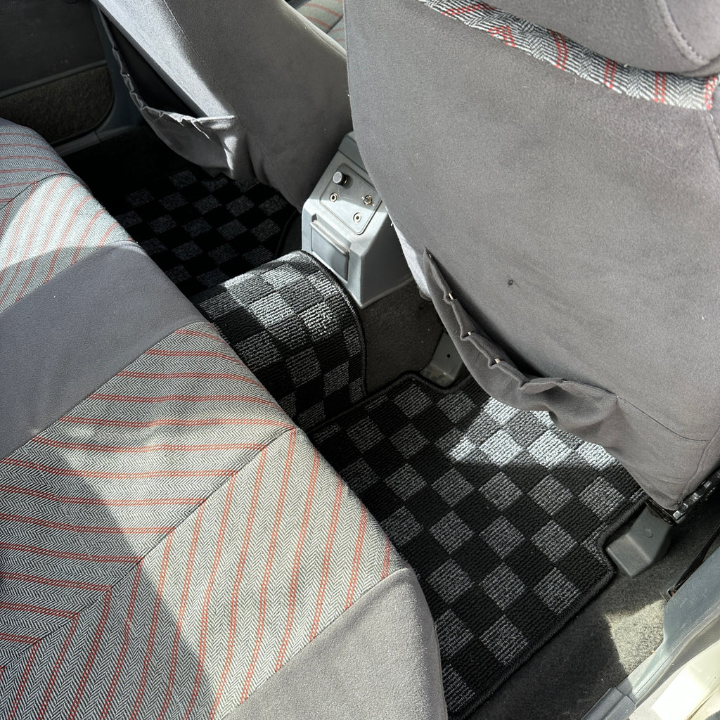 Nissan R31 Skyline RHD - Checker Floor Mats