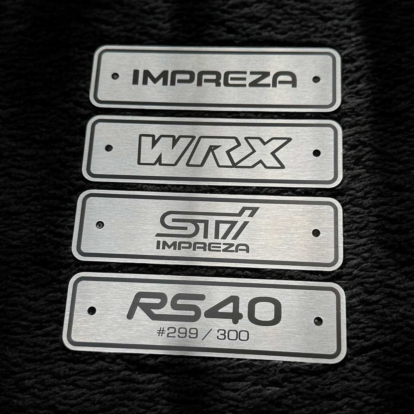 Subaru GE Impreza GH WRX (Gen 3) 2008 - 14 RHD - Floor Mats