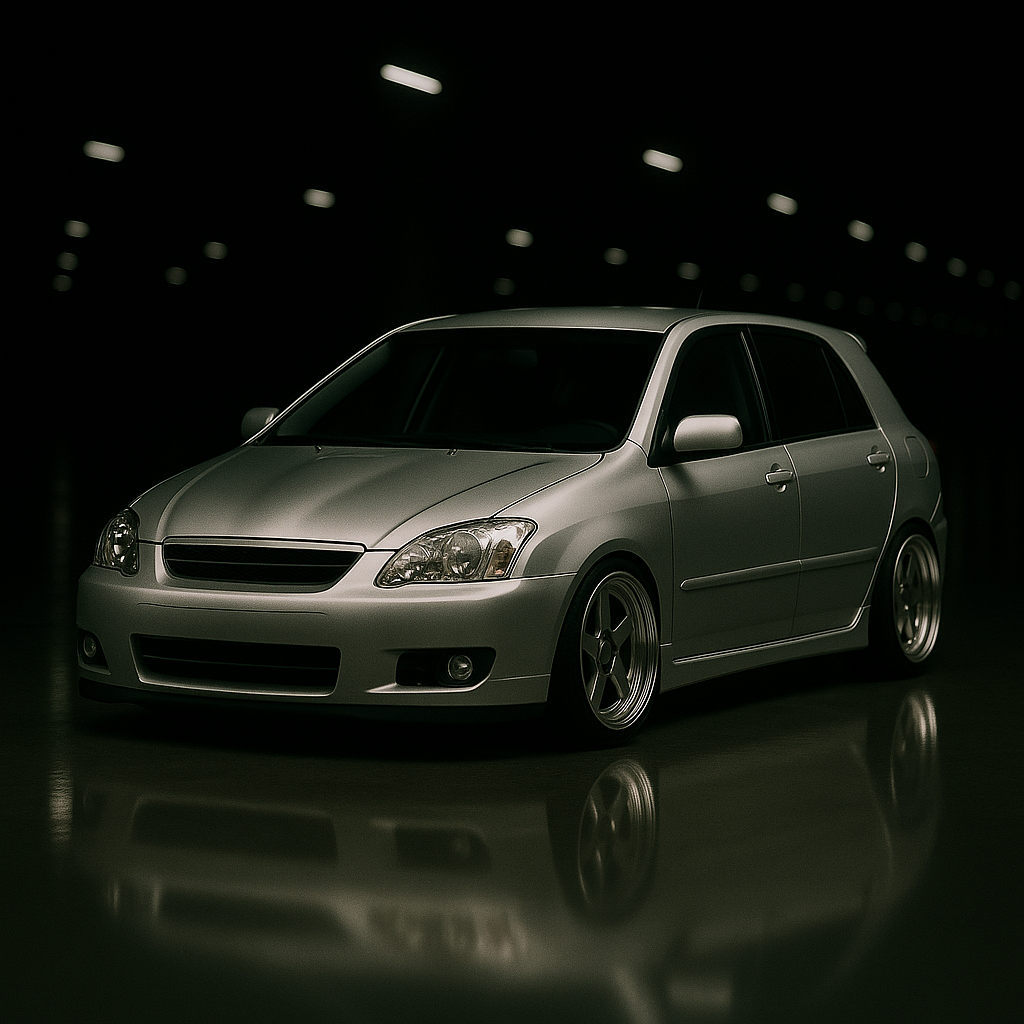 Toyota ZZE123 Run X RHD - Checker Floor Mats