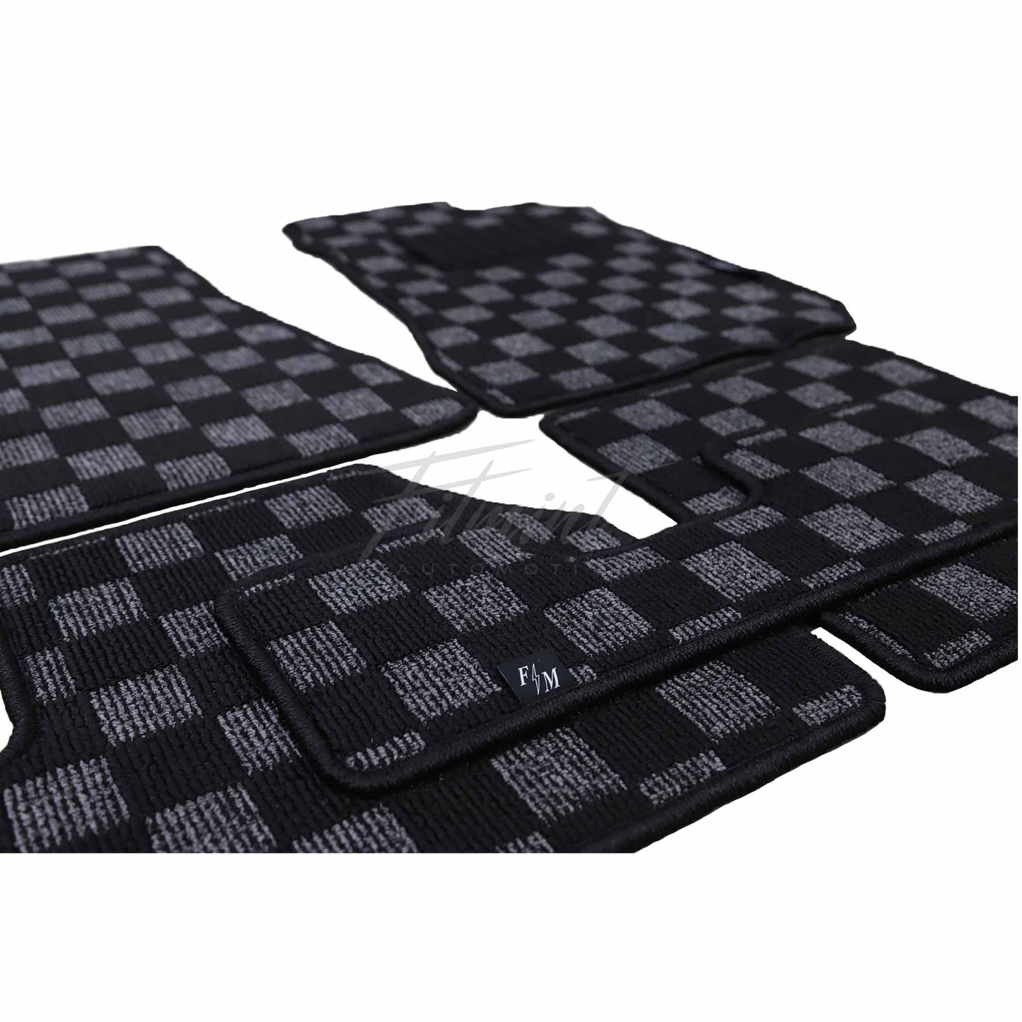 Nissan S13 Silvia / 180sx / Type X RHD - Checker Floor Mats