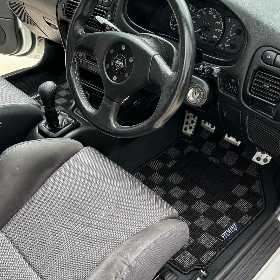 Mitsubishi CD9A Lancer Evo 1 / 2 / 3 GSR - Checker Floor Mats