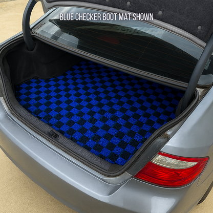 Checker Boot Mat to suit Lexus IS200 / IS300 1998 LHD