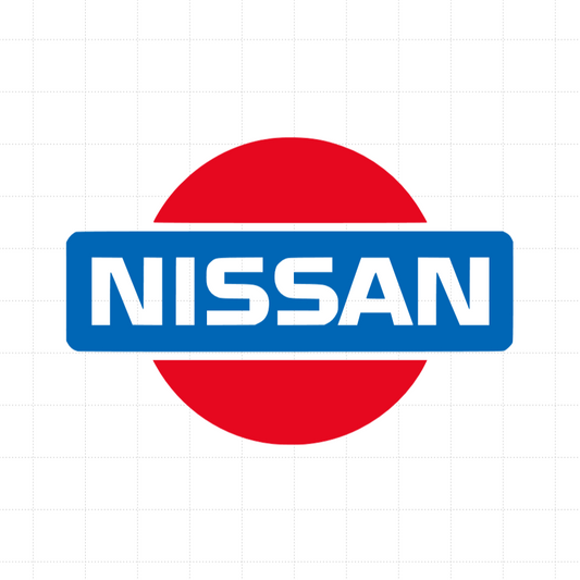 1980 Nissan Logo - Vinyl Decal