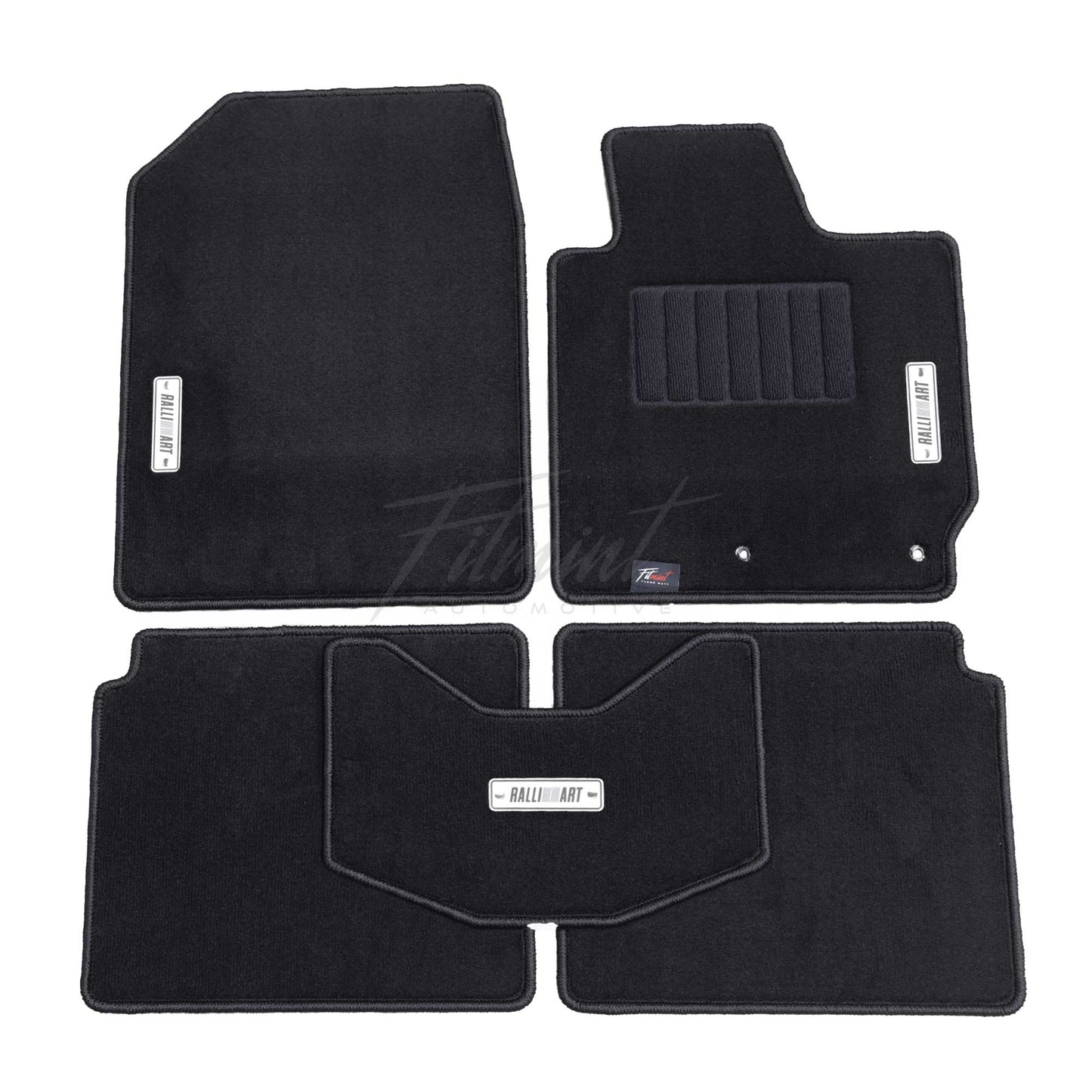 Rear Floor Mats Mitsubishi Colt CZ-T RalliArt (RHD)