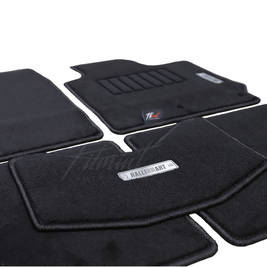 Rear Floor Mats Mitsubishi Colt CZ-T RalliArt (RHD)