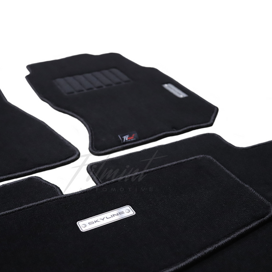 Rear Floor Mats - Nissan R32 Skyline (BNR32) Coupe / Sedan 1989-94