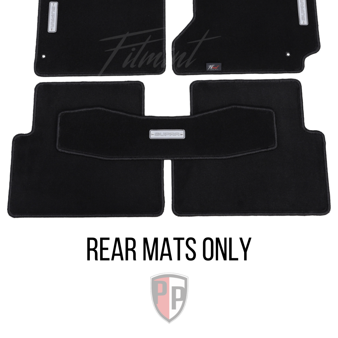 Rear Floor Mats Toyota Supra Mk3 ( A70 ) Turbo A / 3.0GT (RHD) '86-'93 ...