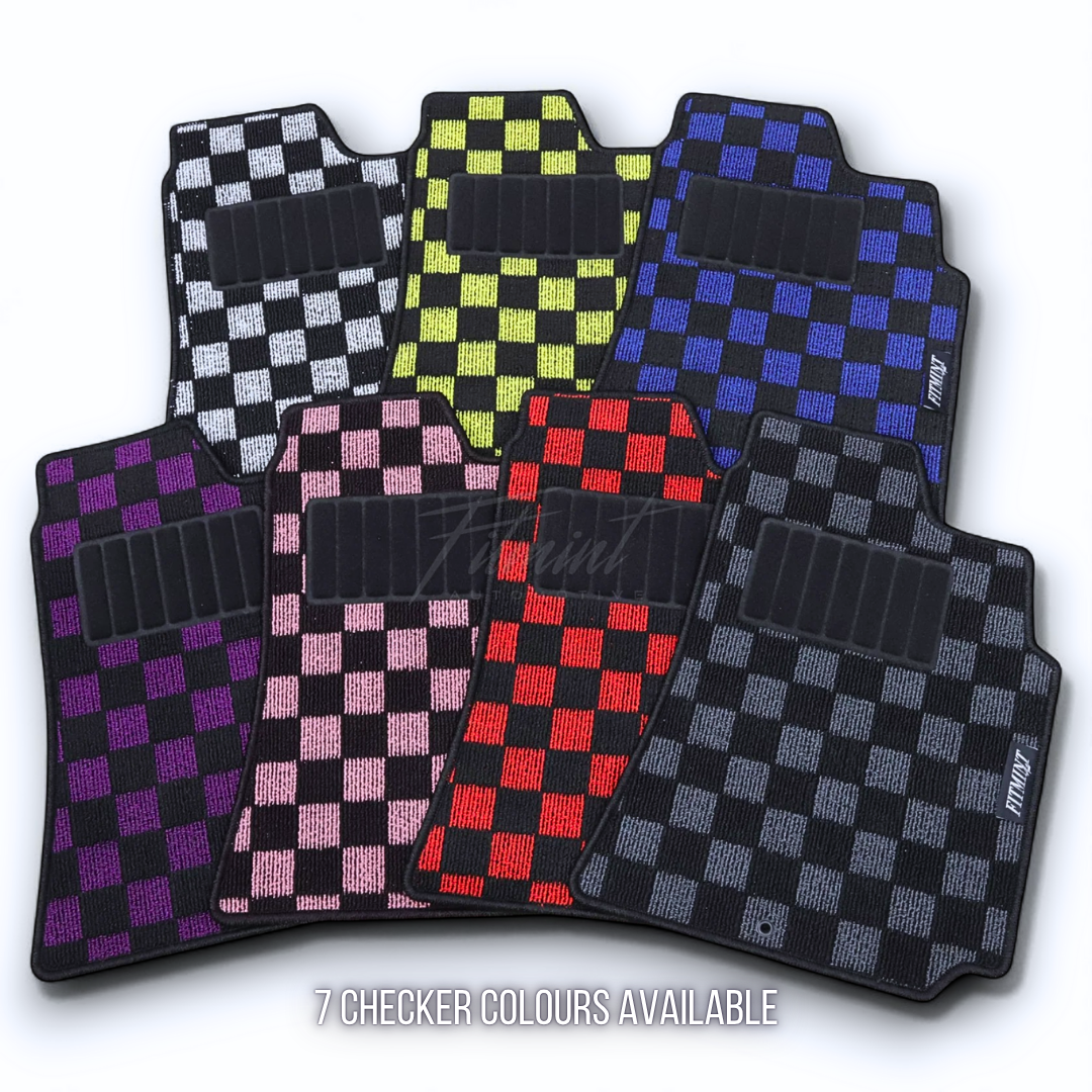 Checker Floor Mats to suit Subaru SF Forester 1997 RHD