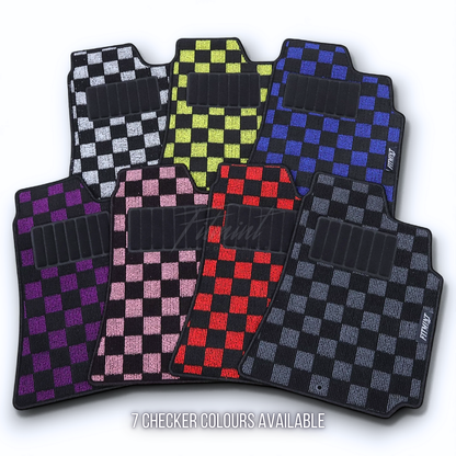 Checker Floor Mats to suit Subaru SF Forester 1997 RHD