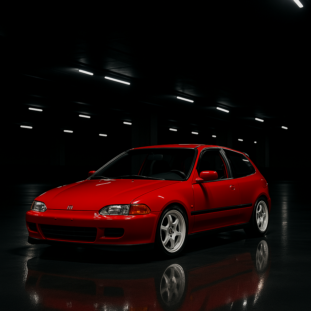 Rear Floor Mats Honda EG Civic 1991 - 95