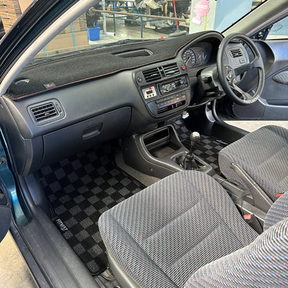 CHECKER Floor Mats Honda Civic EK (RHD)