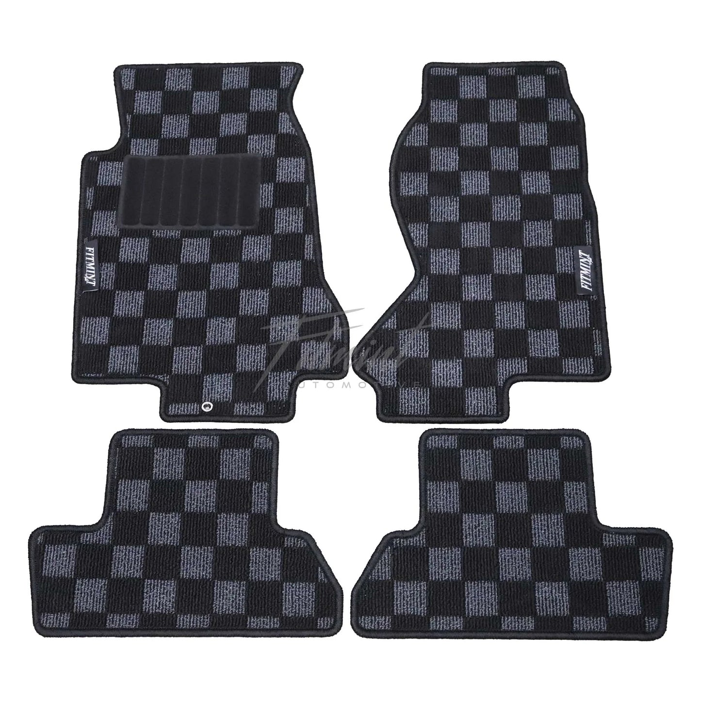 Checker Floor Mats to suit Mazda FD RX7 1991 LHD