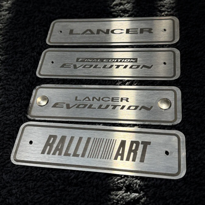 Rear Floor Mats Mitsubishi Lancer Evo 7 / 8 / 9