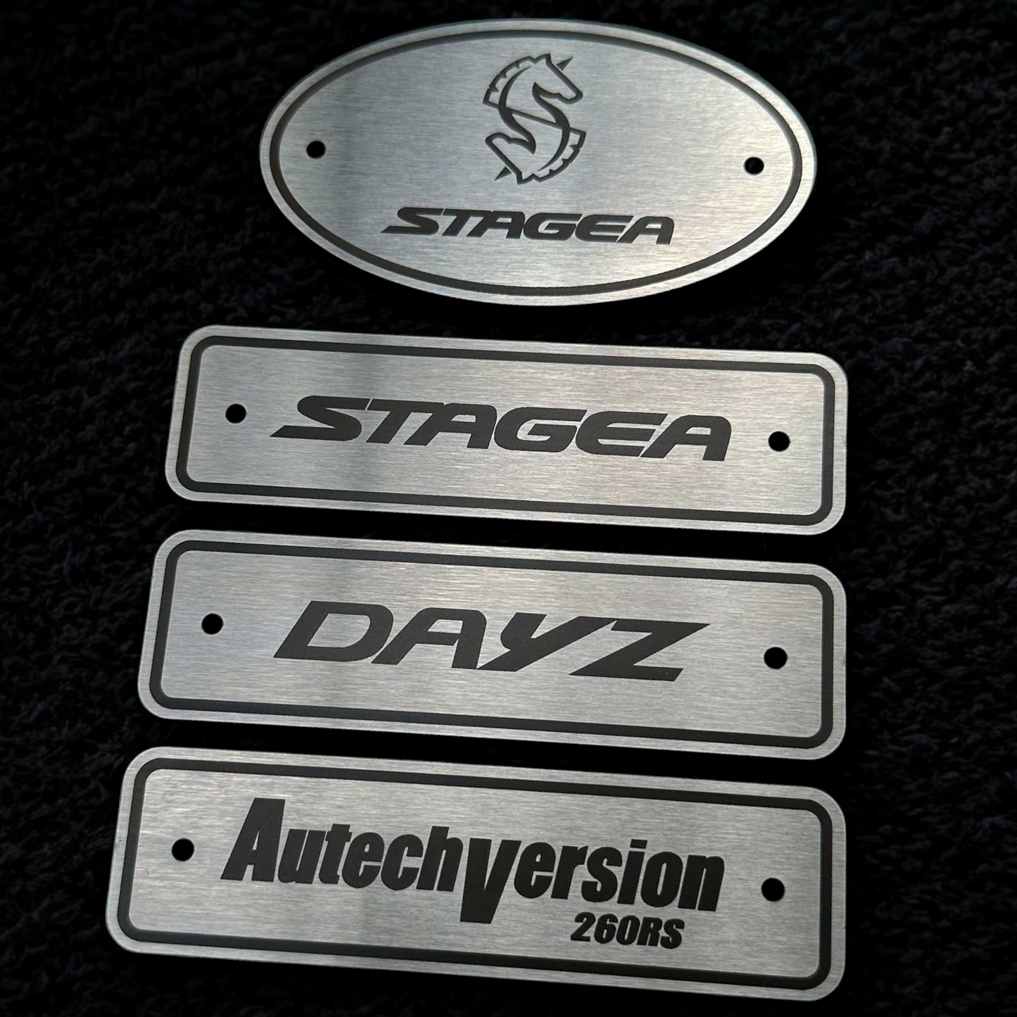 Rear Floor Mats - Nissan C34 Stagea / 260RS