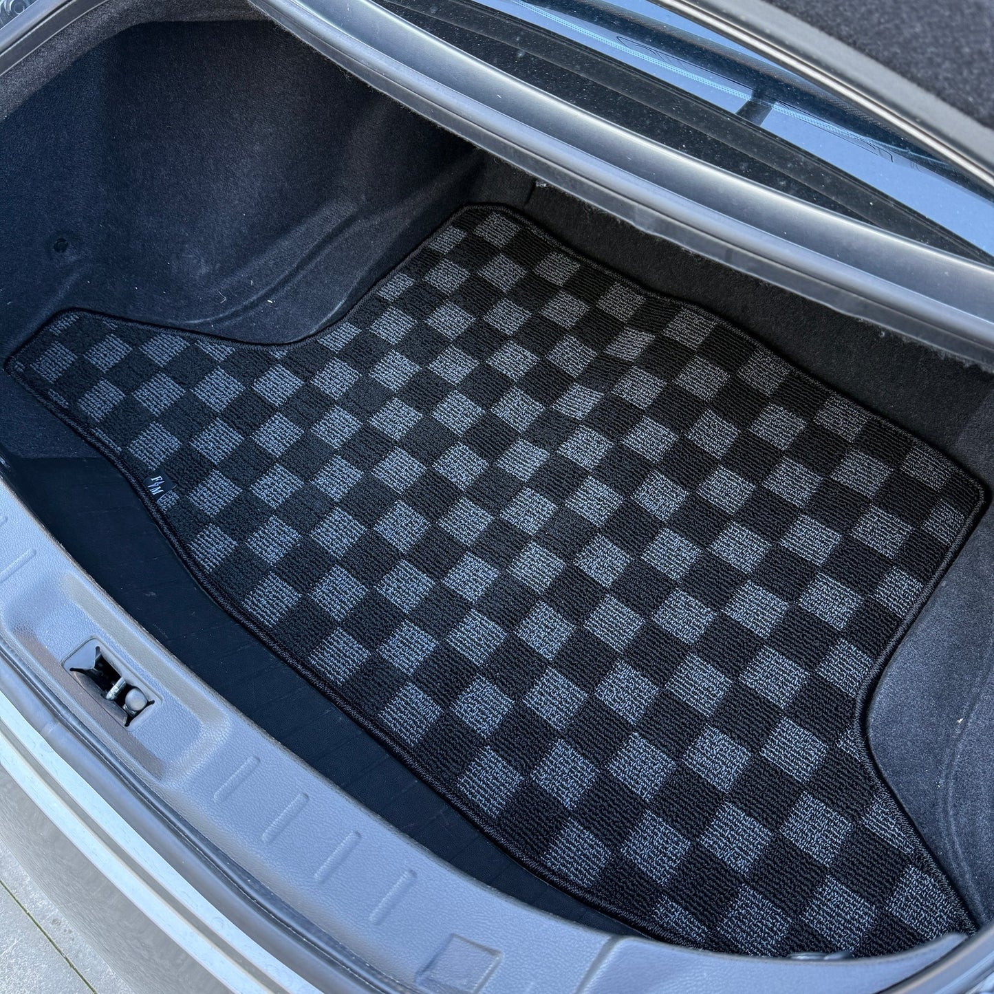Checker Boot Mat to suit Nissan R35 GTR 2007