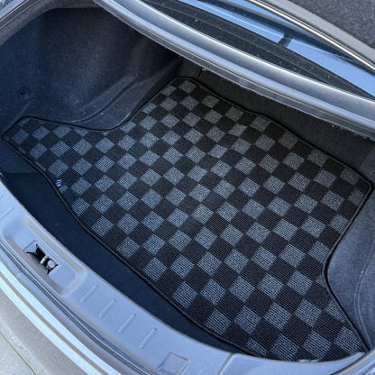 Checker Boot Mat to suit Nissan R35 GTR 2007