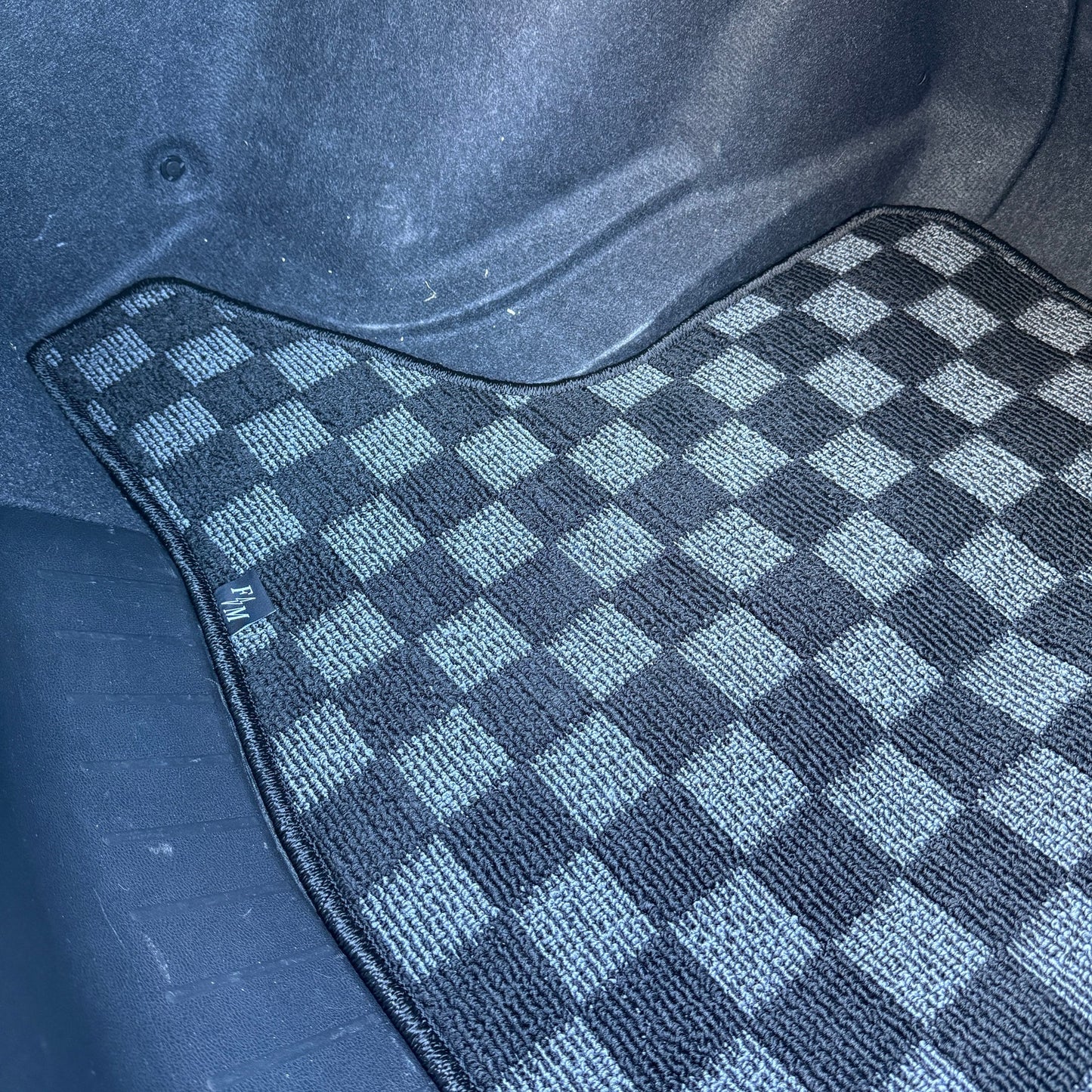 Checker Boot Mat to suit Nissan R35 GTR 2007
