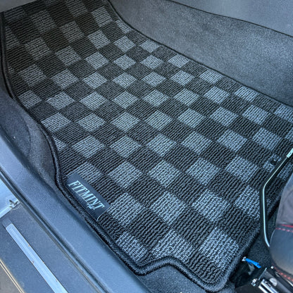 Checker Floor Mats to suit Nissan R35 GTR 2007