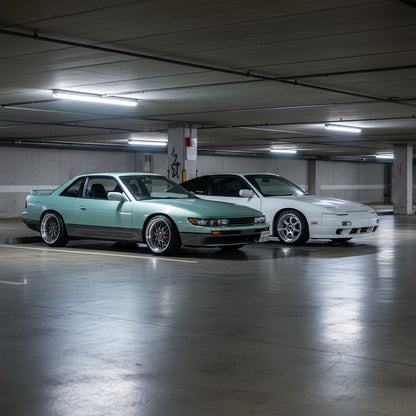 Rear Floor Mats - Nissan S13 Silvia / 180sx / 240sx (LHD)