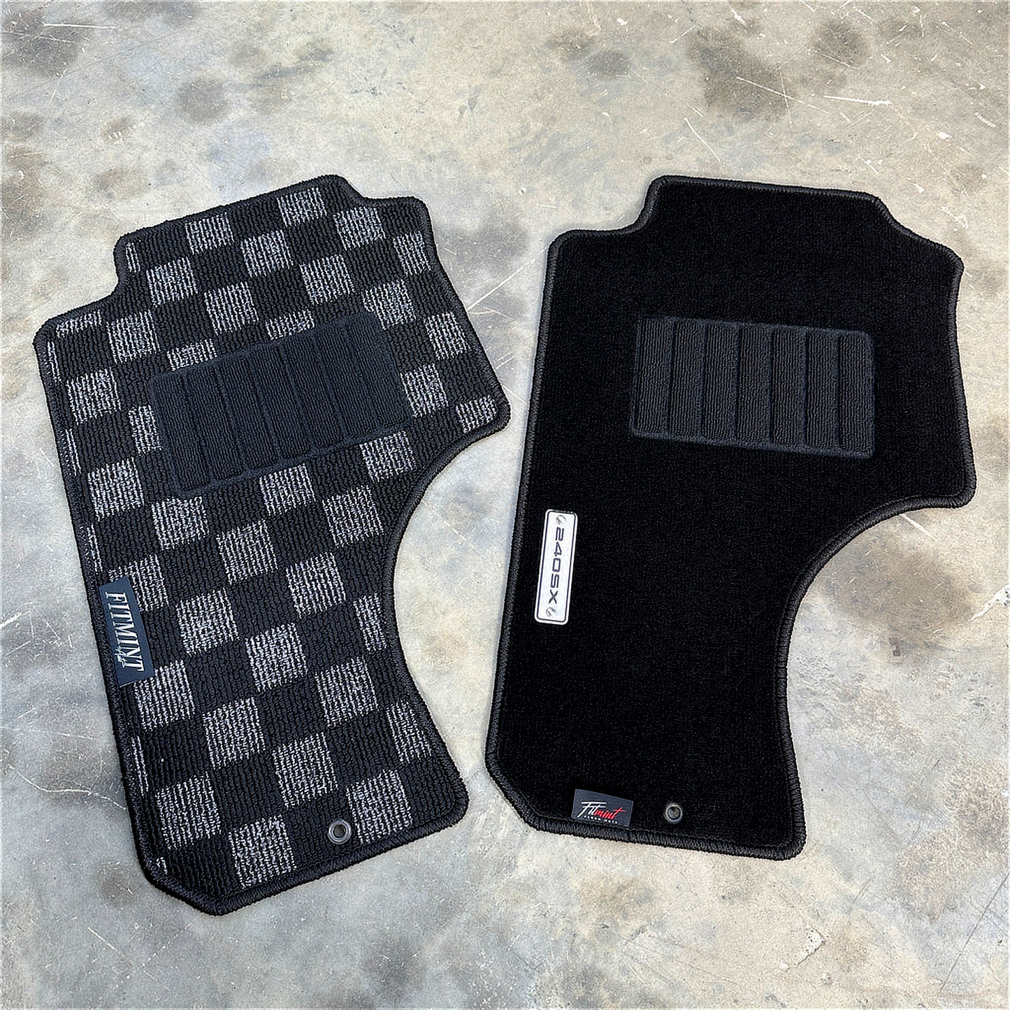 Checker Floor Mat to suit Nissan S13 Silvia / 180sx / 240sx 1988 LHD