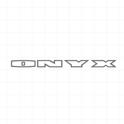 ONYX edition Replica Decal
