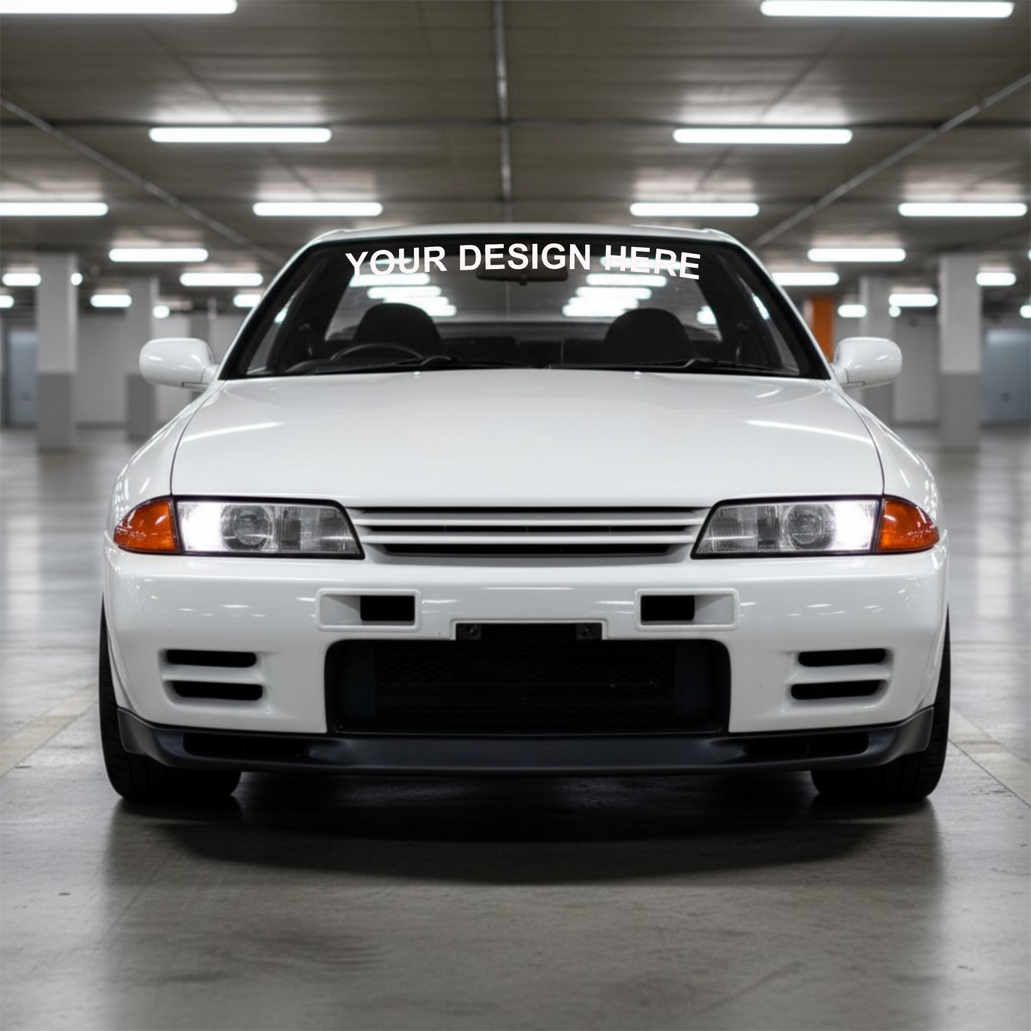 Window Banner - (Custom design) NO Background - Vinyl Decal