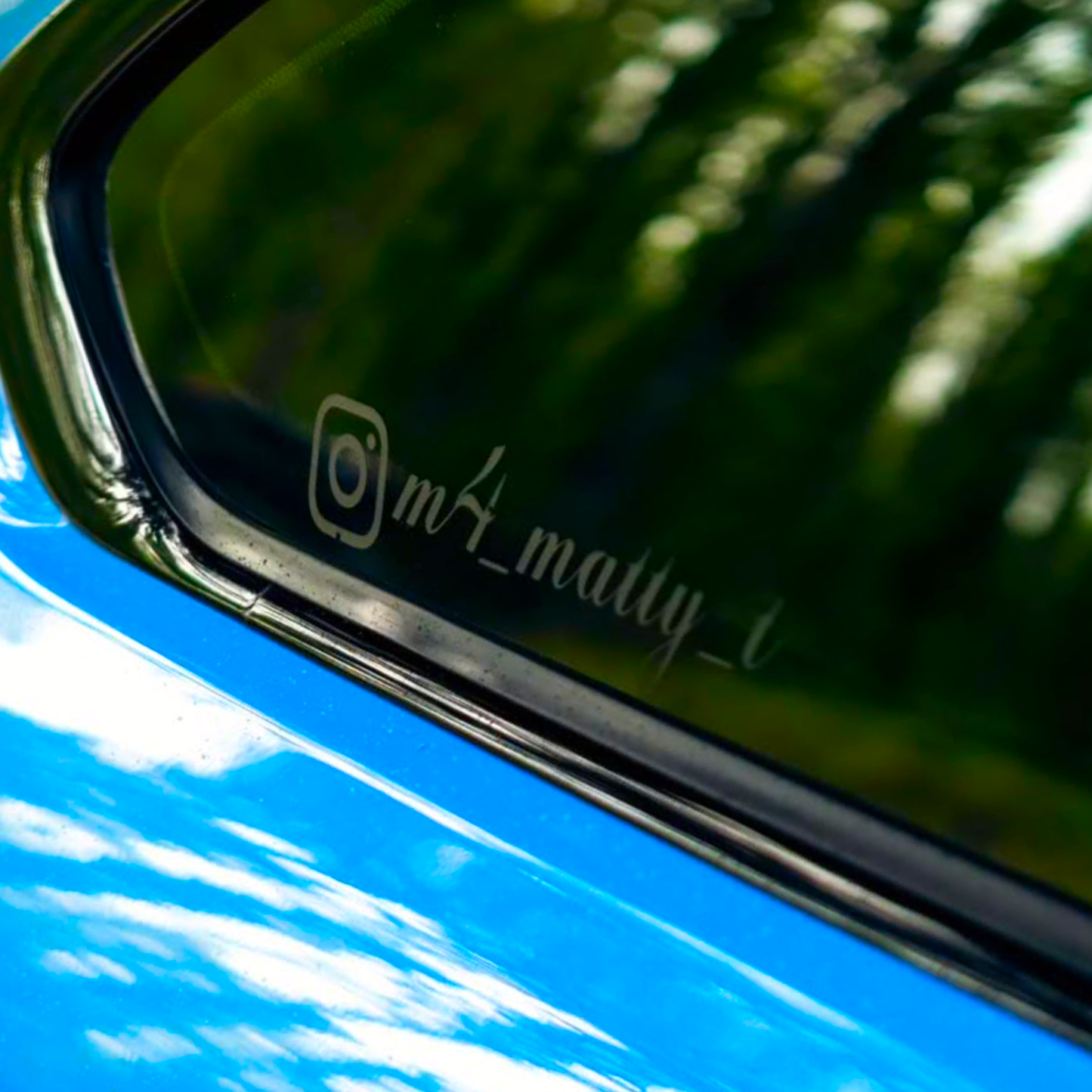 Social Media Vinyl Decal (x2) Any color