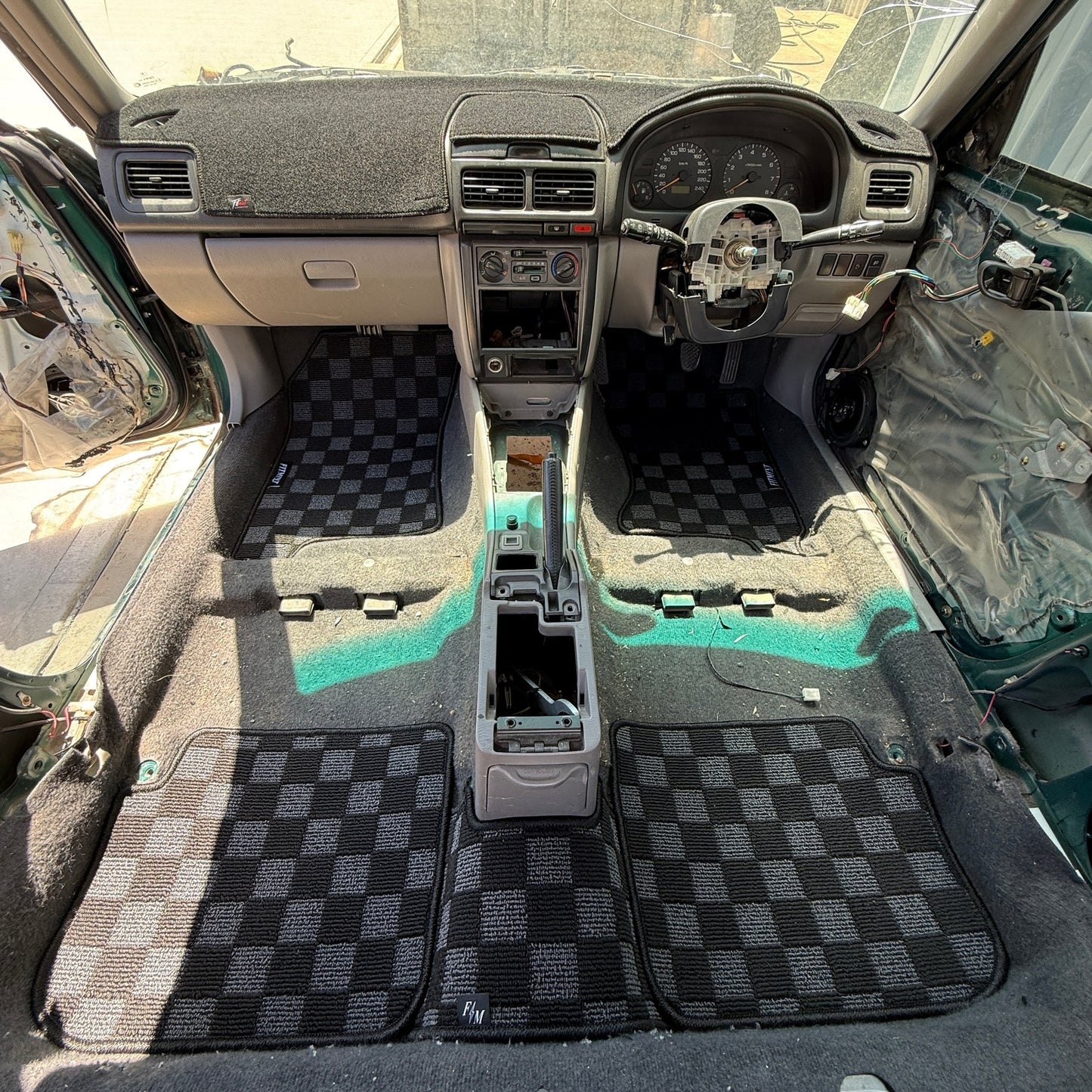 Checker Floor Mats to suit Subaru SF Forester 1997 RHD