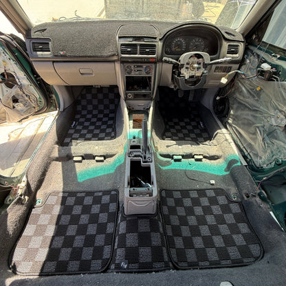 Checker Floor Mats to suit Subaru SF Forester 1997 RHD