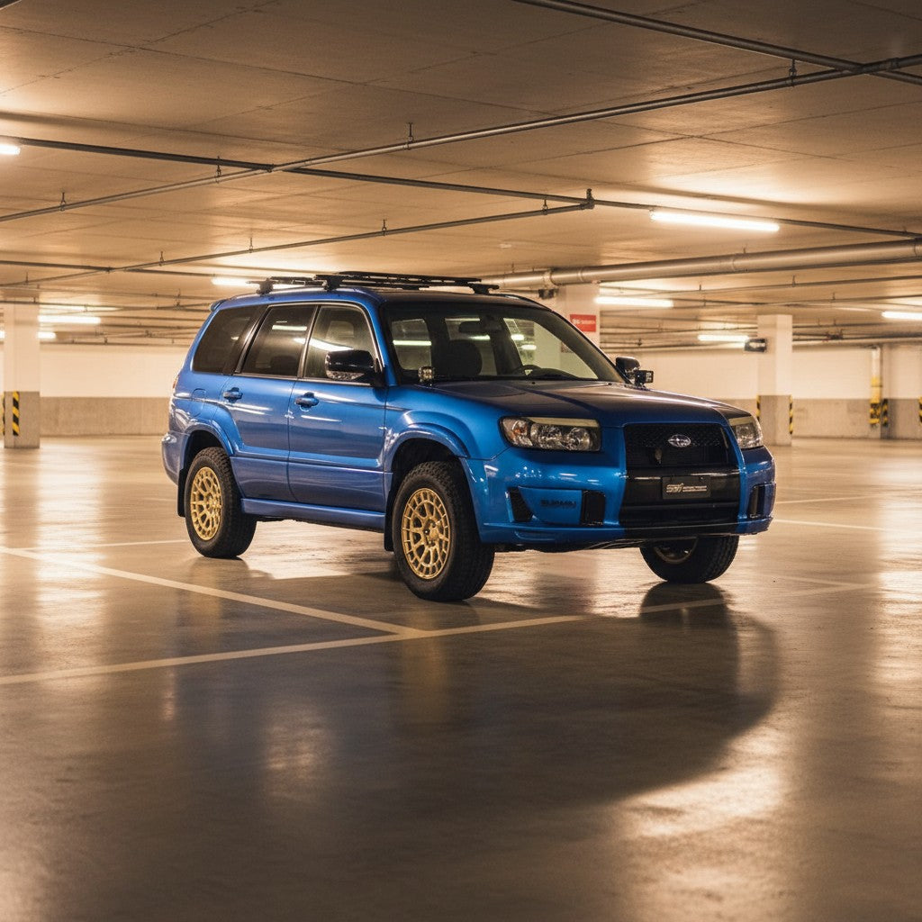 Subaru SG Forester STI 2002-08 - Checker Boot Mat