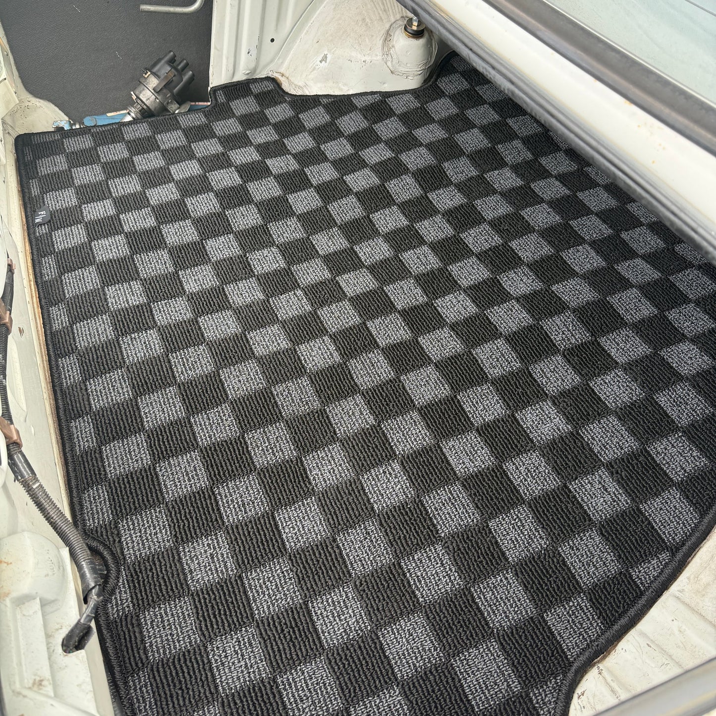 Checker Boot Mat to suit Toyota KE70 Corolla 1979