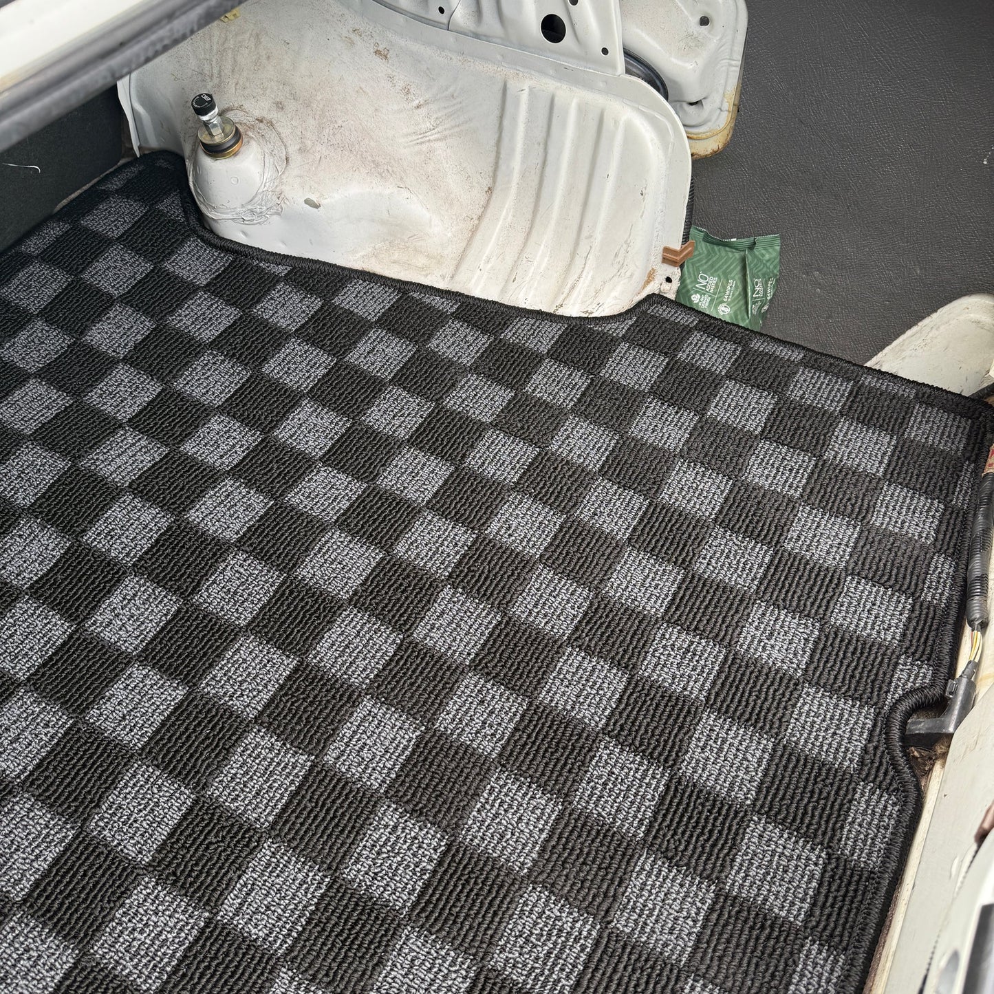 Checker Boot Mat to suit Toyota KE70 Corolla 1979