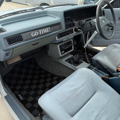 Checker Floor Mats to suit Toyota KE70 Corolla 1979