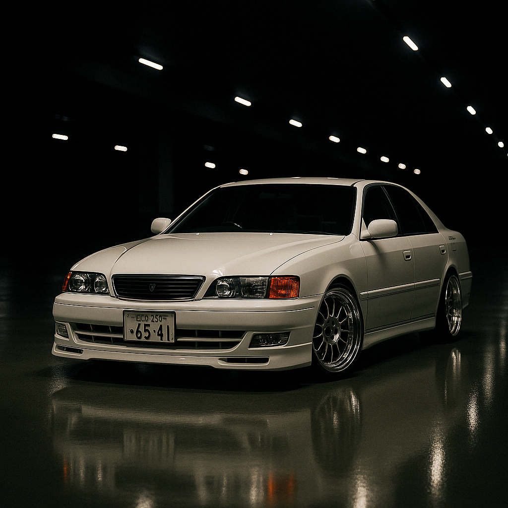 Toyota JZX100 Mark II Chaser 1996 - 01 - Checker Boot Mat