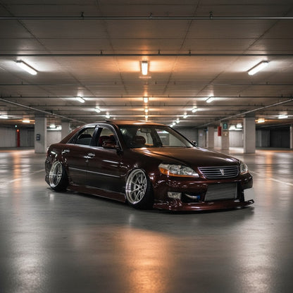 Toyota JZX110 Mark II Grande 2000 - 07 - Checker Boot Mat