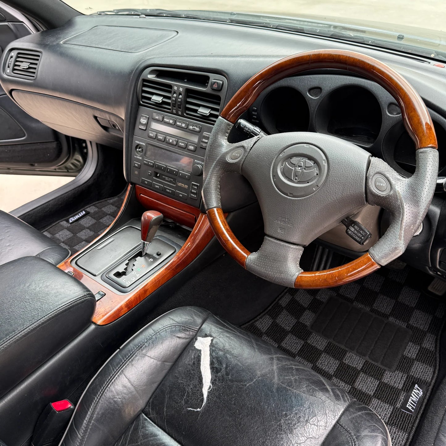 Checker Floor Mats to suit Toyota S160 GS300 / Aristo 1997