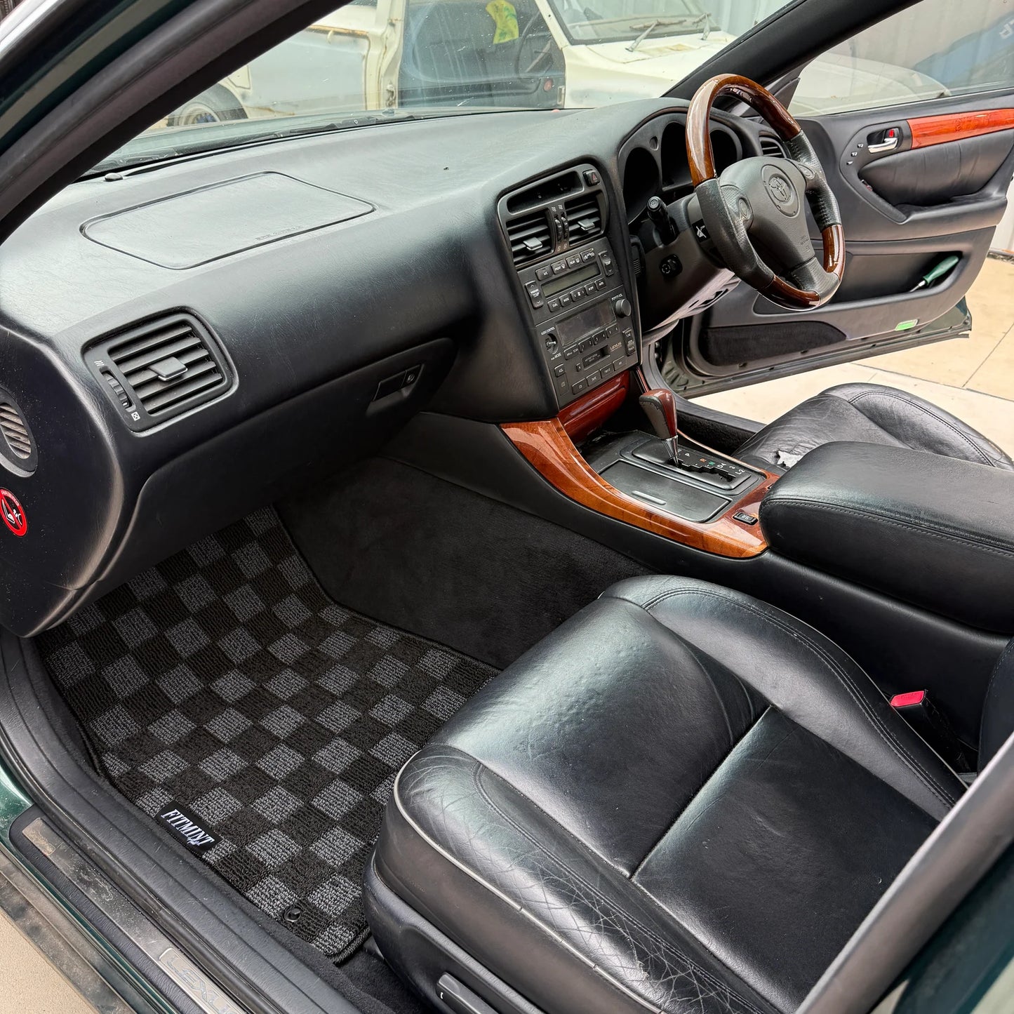 Checker Floor Mats to suit Toyota S160 GS300 / Aristo 1997