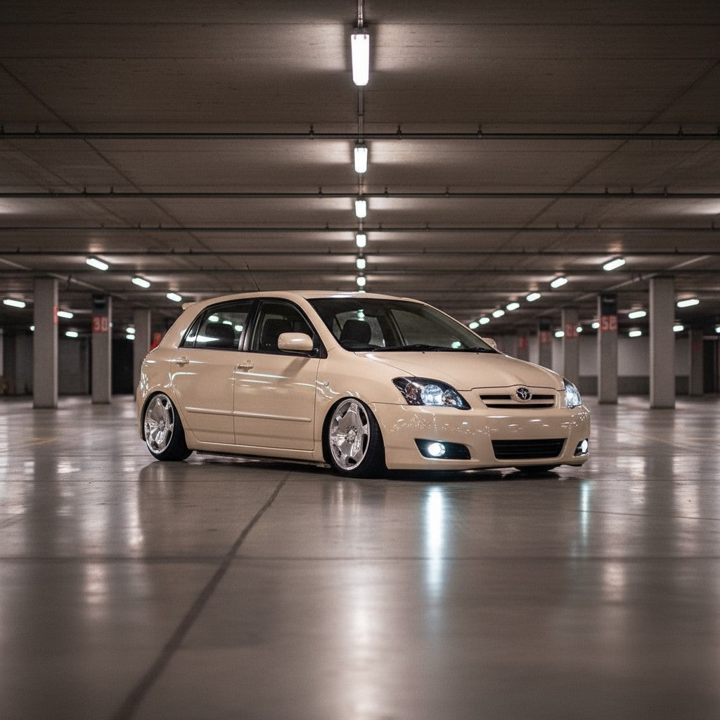 Toyota ZZE123 Corolla Sportivo 2000 - 07 RHD - Checker Floor Mats