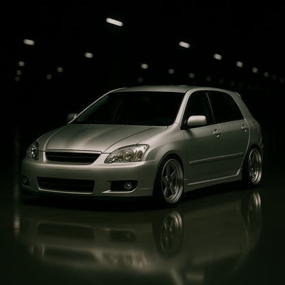 Toyota ZZE123 Run X RHD - Checker Floor Mats