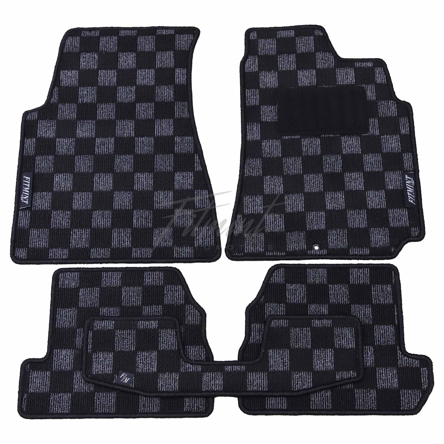 Nissan S14 Silvia / S15 / 200SX RHD - Checker Floor Mats